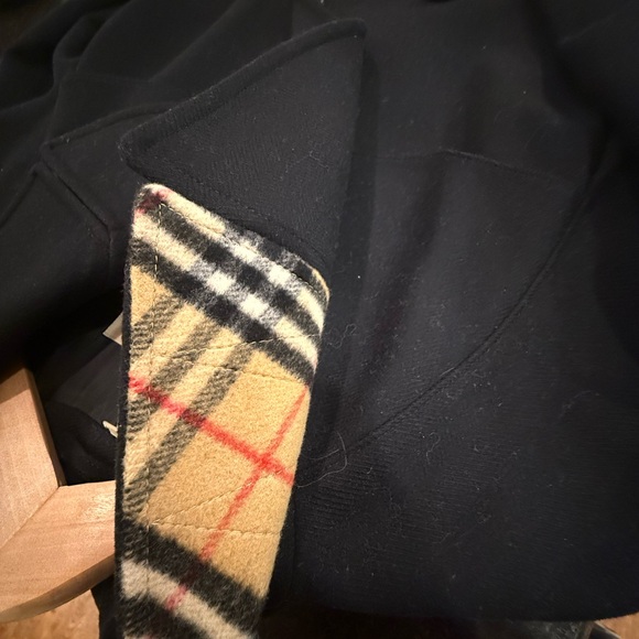 Burberry Black Double-Breasted Coat - Picture 5 of 8